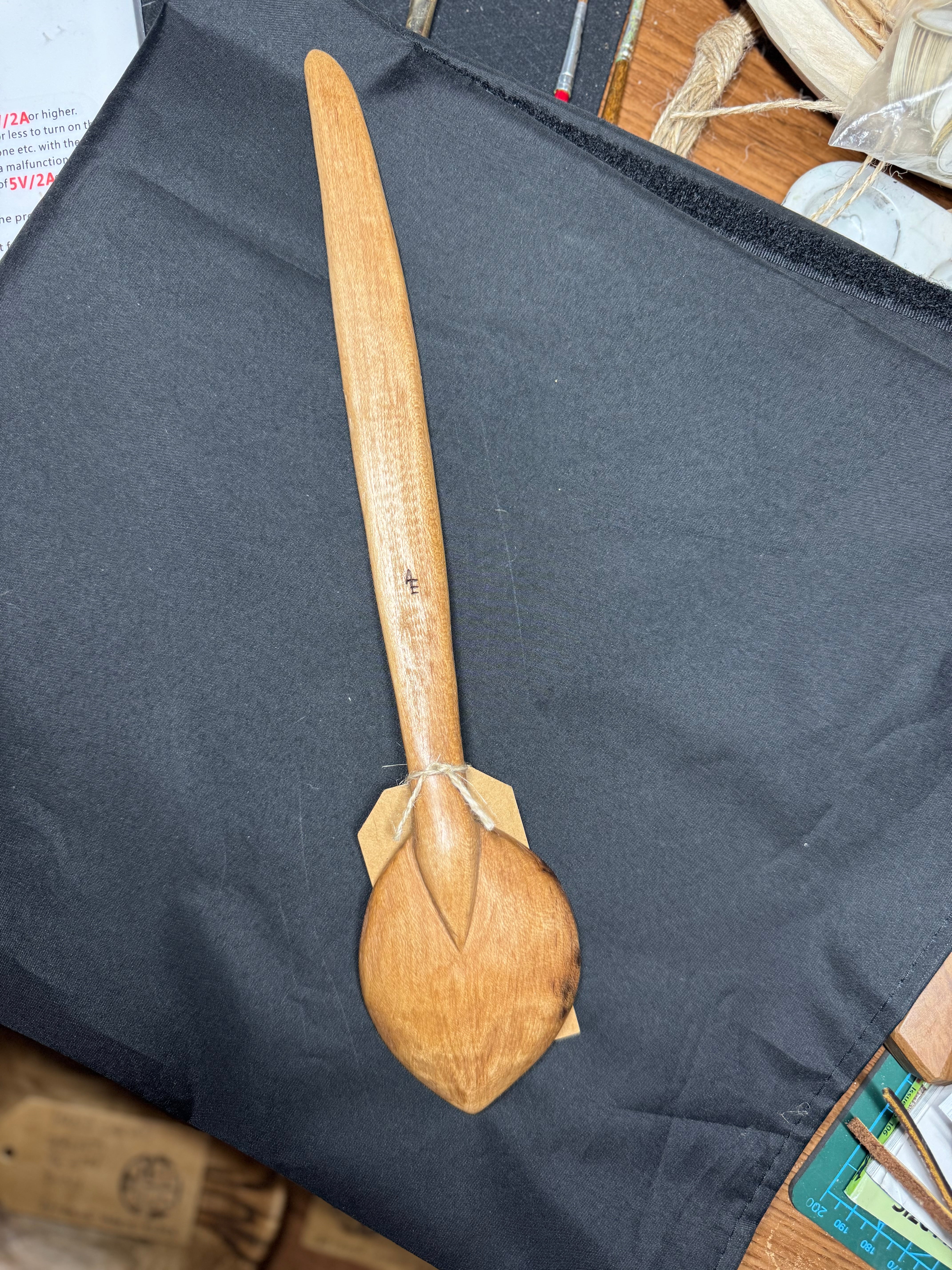 Hand-carved Cooking Spoon