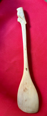 Load image into Gallery viewer, Hand-carved Cooking Spoon with Cardinal
