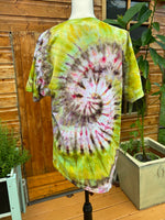 Load image into Gallery viewer, Tie-Dye T-Shirt Chartreuse Swirl - Large
