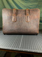 Load image into Gallery viewer, 🤎 Brown Buffalo Pull‑Up Leather Tote
