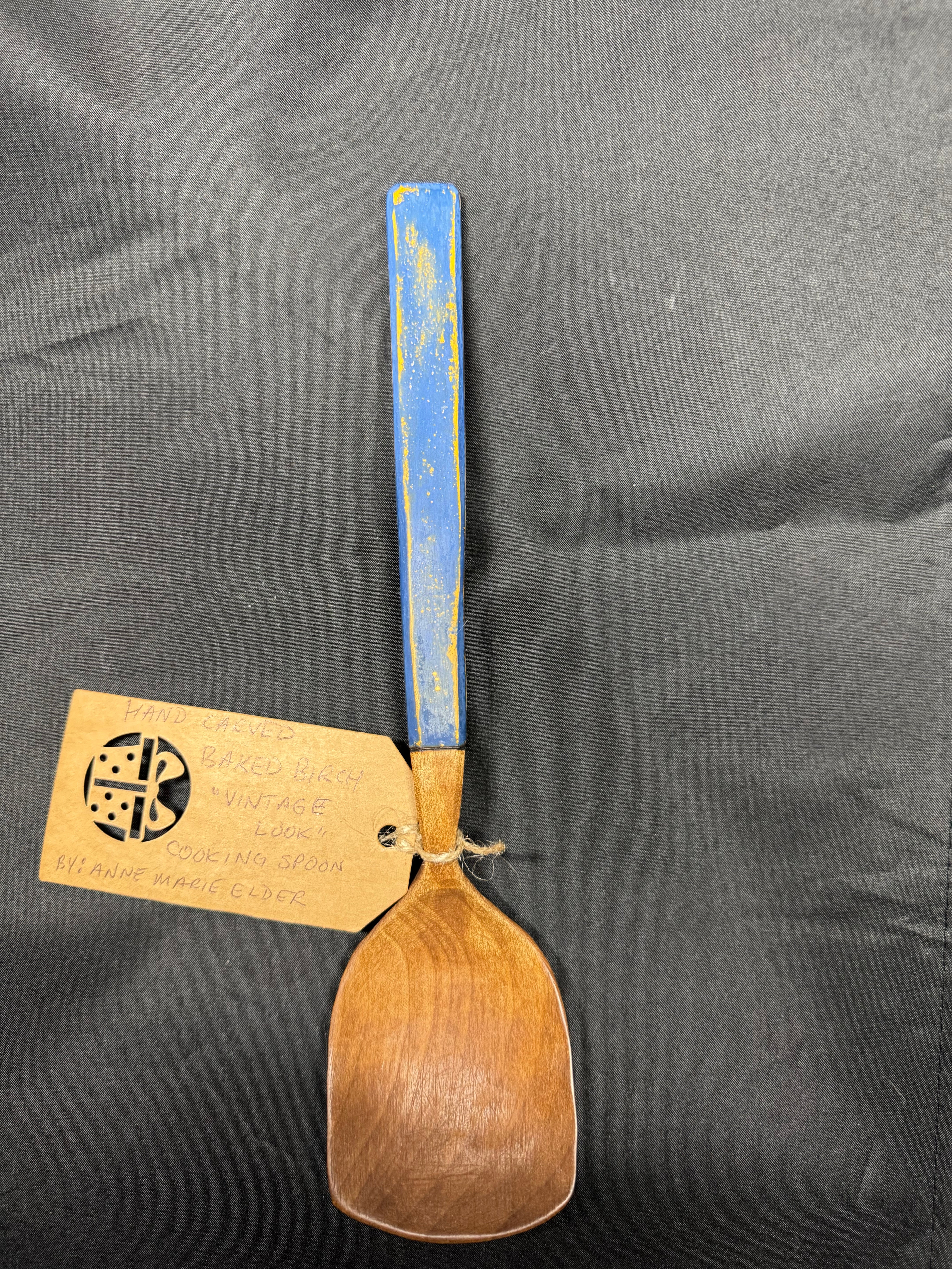 Hand-carved “vintage look” Cooking Spoon