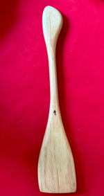 Load image into Gallery viewer, Hand-carved Cooking Spatula with Swirl design
