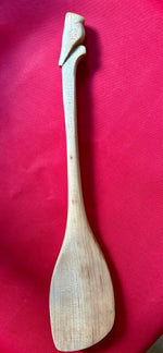 Load image into Gallery viewer, Hand-carved Cooking Spoon with Cardinal
