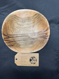 Hand-carved spalted Beech Dish