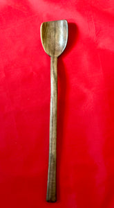 Extra Long Hand-carved Walnut Cooking Spatula