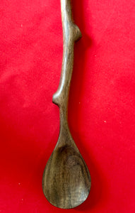 Hand-carved Cooking Spoon with “branch” handle