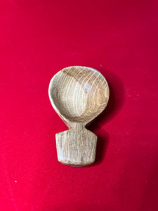 Small Oak Coffee Scoop deep bowl