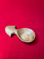 Load image into Gallery viewer, Small Oak Coffee Scoop rounded handle
