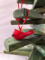 Load image into Gallery viewer, Small Cardinal Ornament
