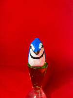 Load image into Gallery viewer, Hand carved Blue Jay bird
