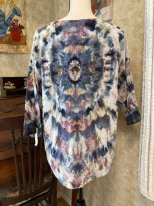 Tie-Dye Round Neck Multi-Color Top - Small