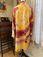 Load image into Gallery viewer, Tie-Dye Red-Yellow Tunic - 2XL
