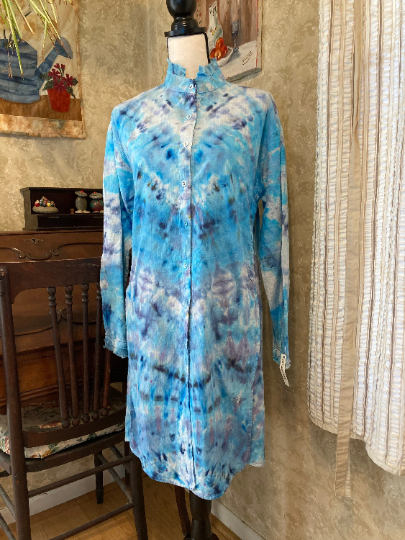 Tie-Dye Blue Tunic - Large