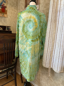 Tie-Dye Green Tunic - XLarge