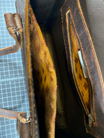 Load image into Gallery viewer, 🤎 Brown Buffalo Pull‑Up Leather Tote
