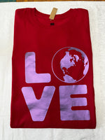 Load image into Gallery viewer, Red LOVE T-shirt
