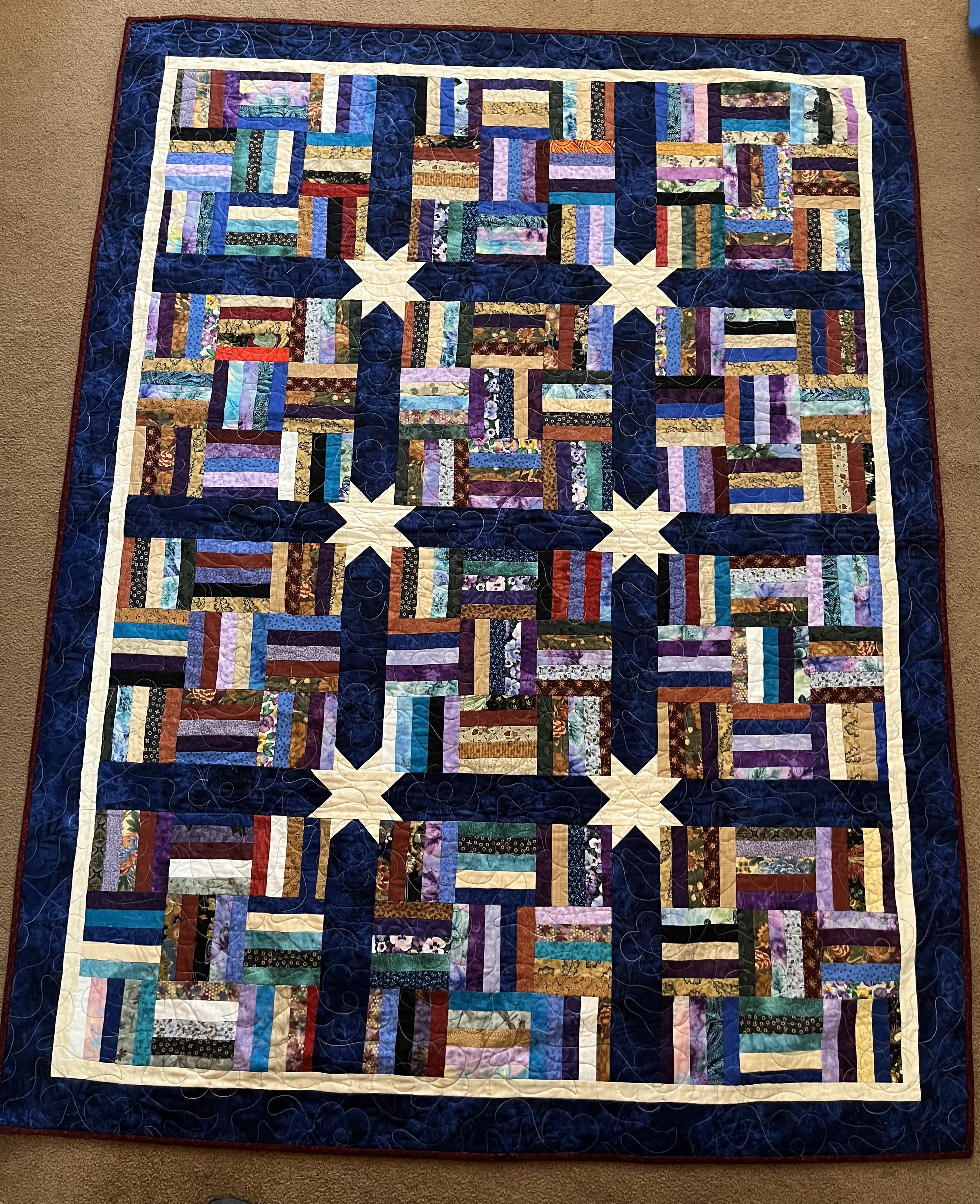 Scrappy Star Quilt