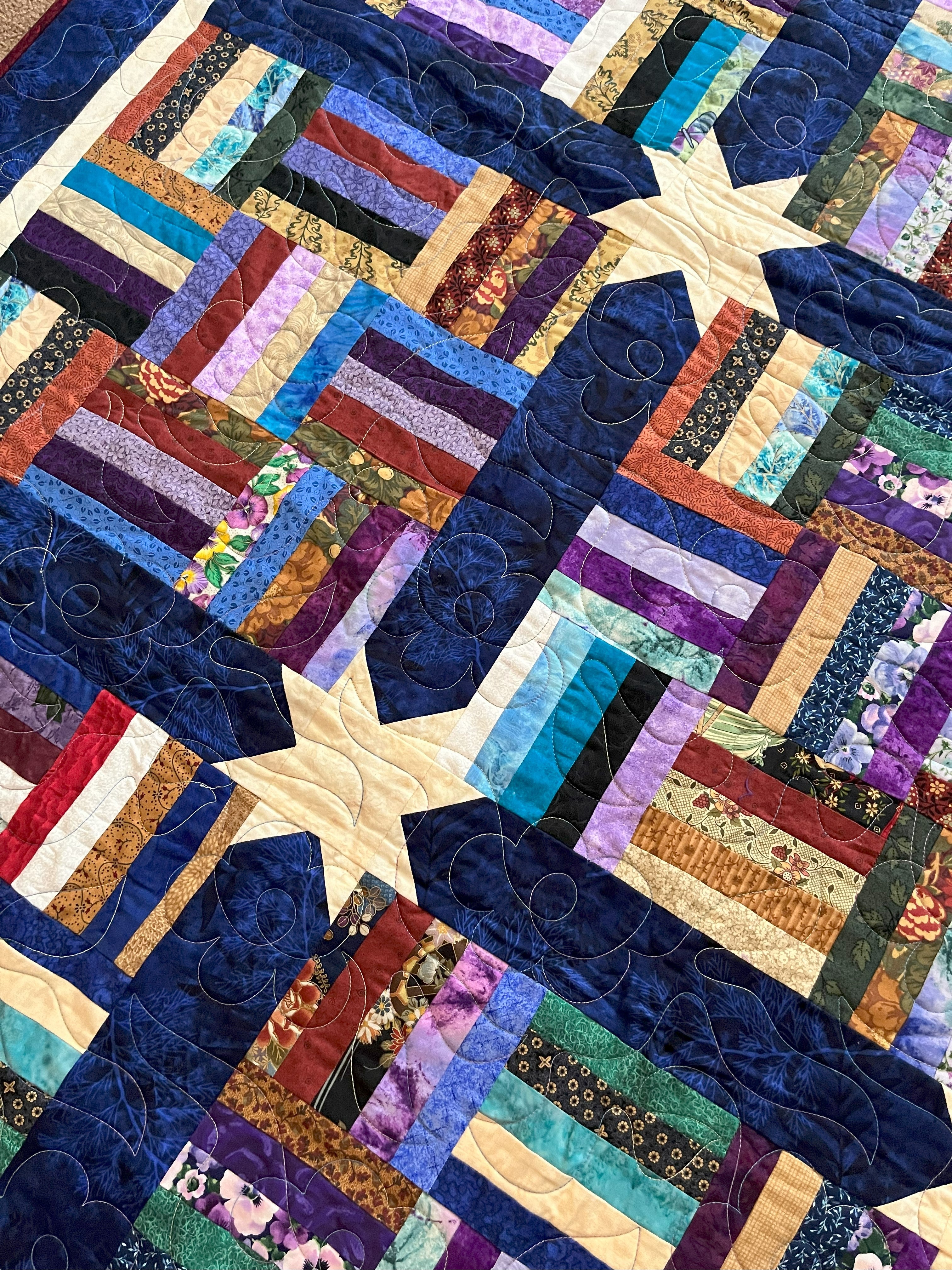 Scrappy Star Quilt