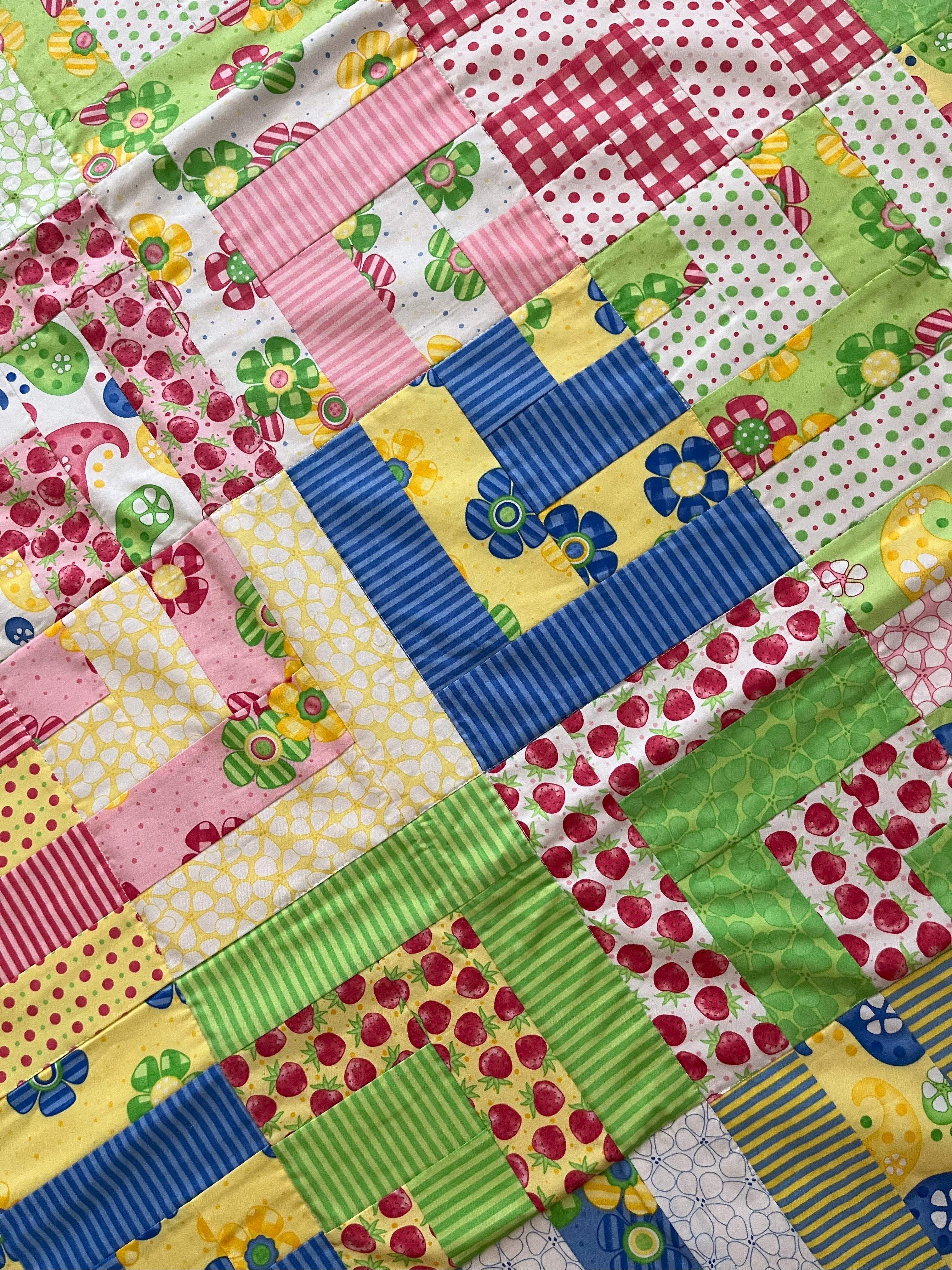 Strawberry & Flower Quilt