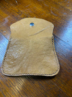 Load image into Gallery viewer, Handmade Tan Leather Wallet - 3" x 5"
