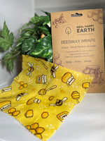 Load image into Gallery viewer, Reusable Beeswax Food Wraps
