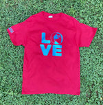 Load image into Gallery viewer, Red LOVE T-shirt
