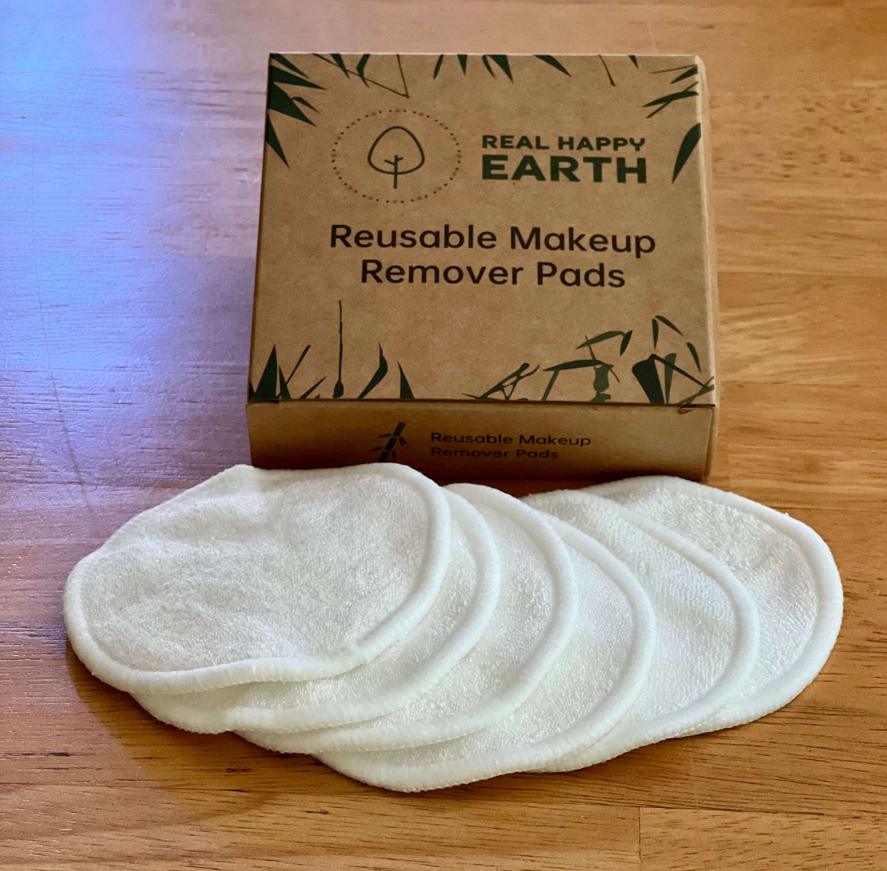 6 Reusable Bamboo Cotton Makeup Remover Pads