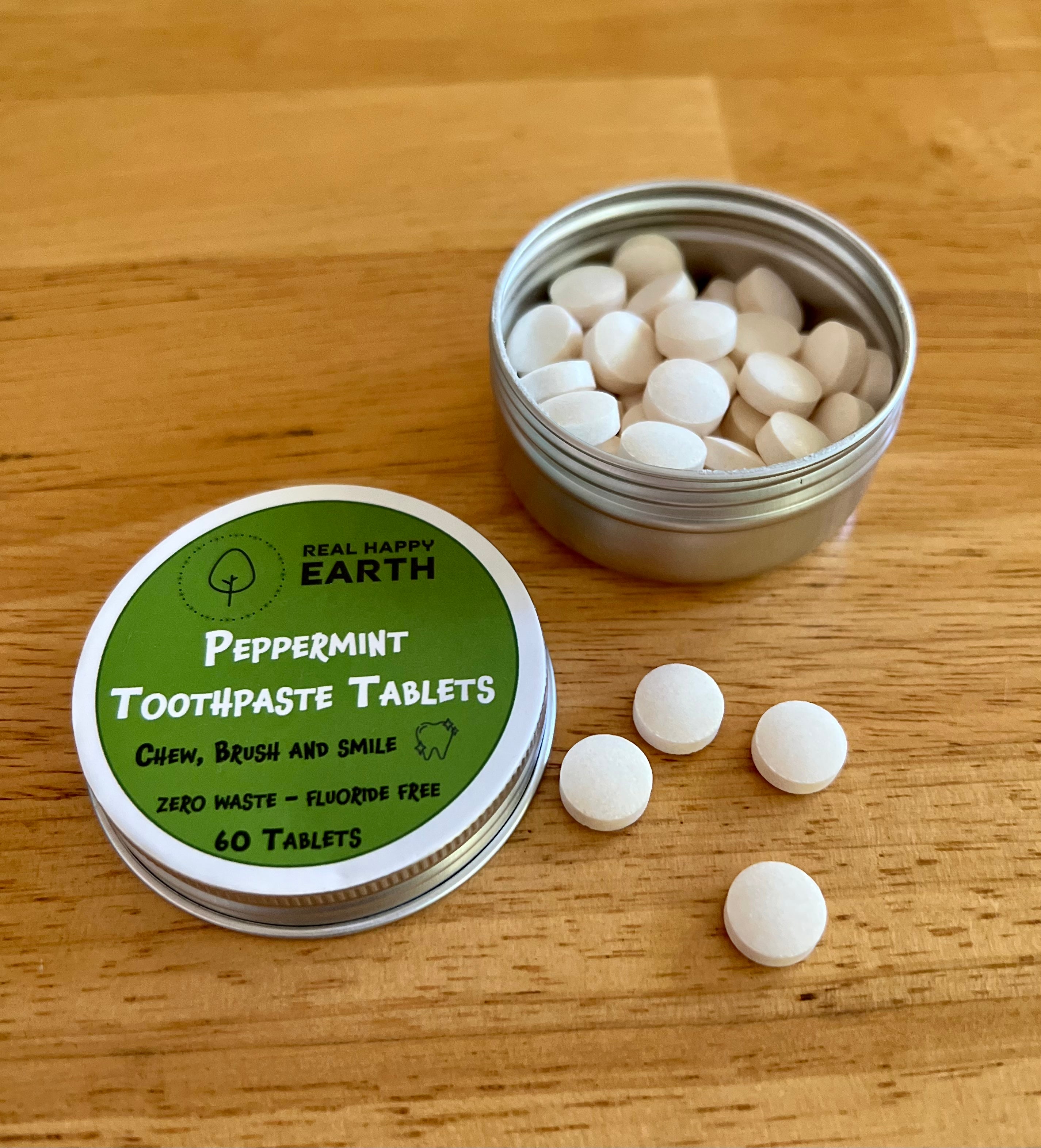 Peppermint Toothpaste Tablets