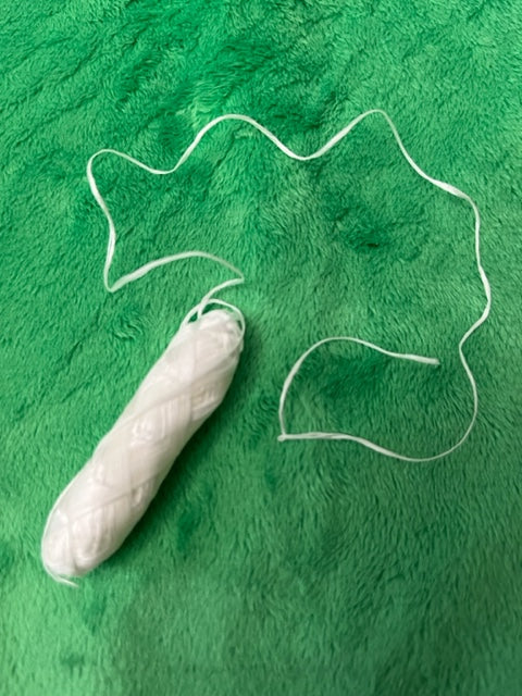 Waxed, Mint-Flavored Dental Floss made from Cornstarch REFILL