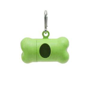 Bone-Shaped Poop Bag Dispenser, including 15 biodegradable poop bags