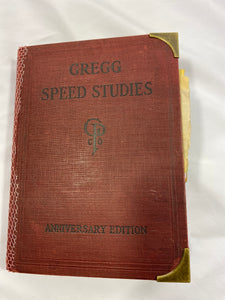 Upcycled Journal from 1929 Greggs Shorthand book