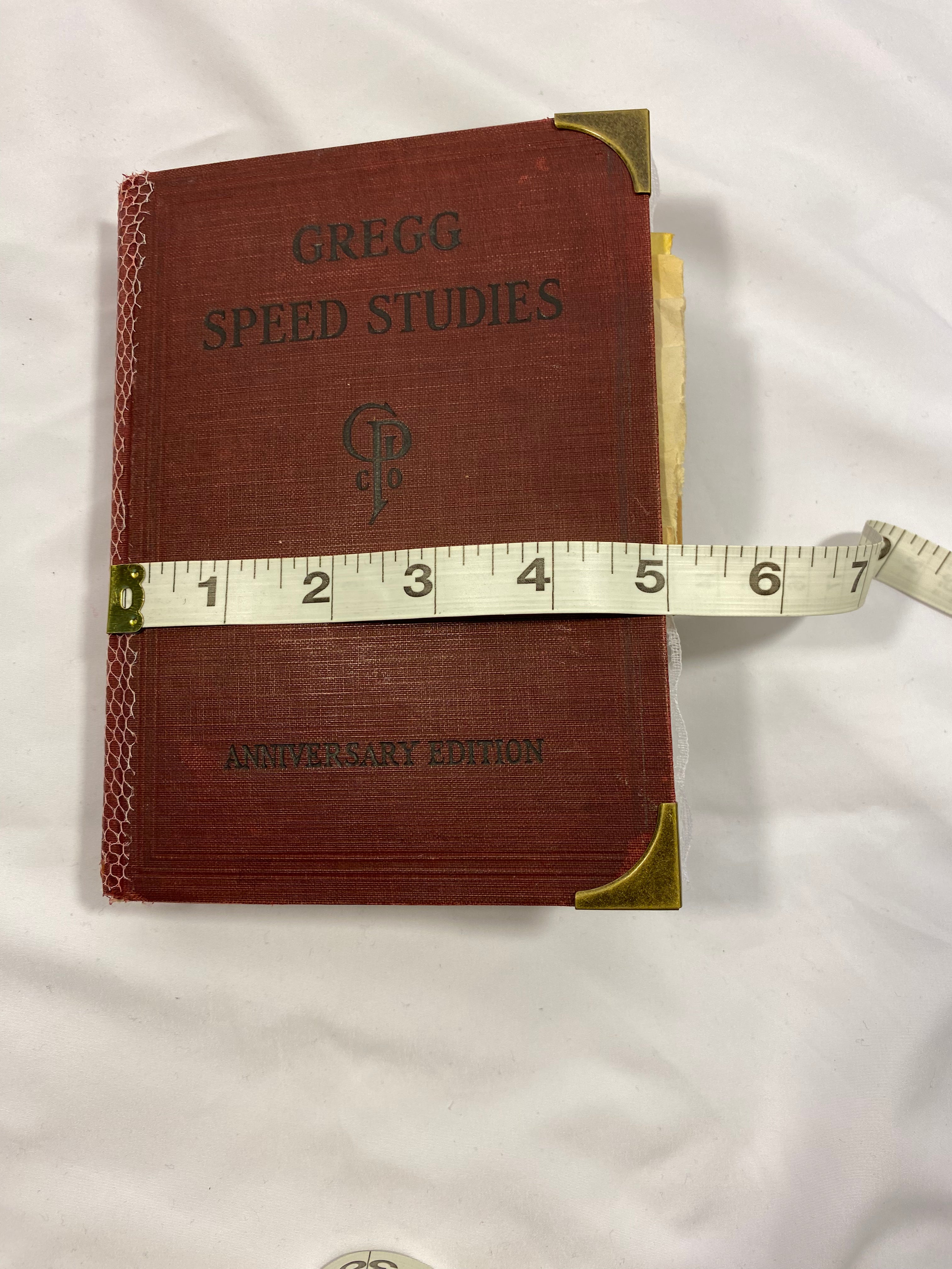 Upcycled Journal from 1929 Greggs Shorthand book