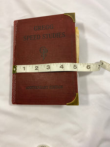 Upcycled Journal from 1929 Greggs Shorthand book